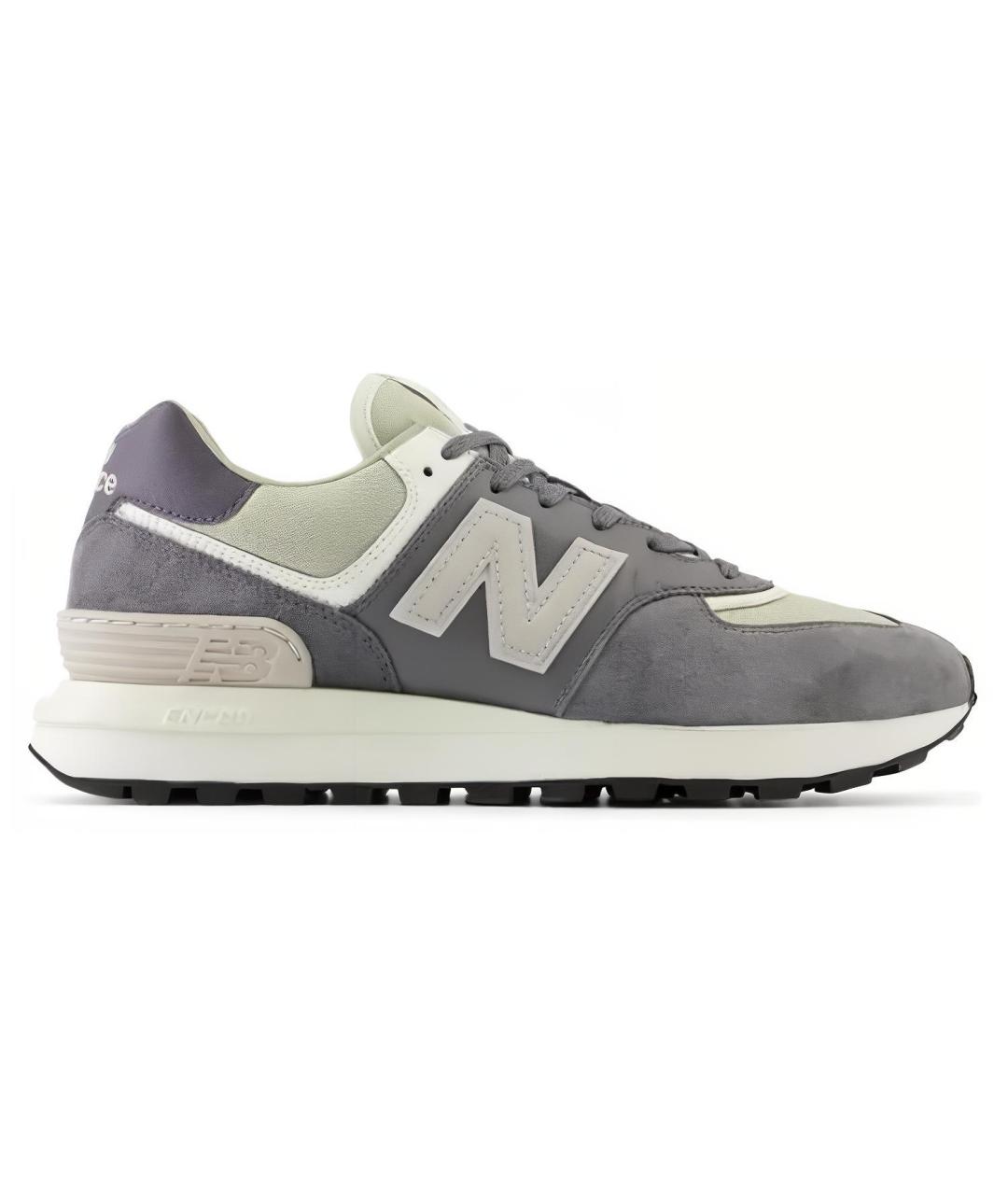 NEW BALANCE Серые низкие кроссовки / кеды, фото 1