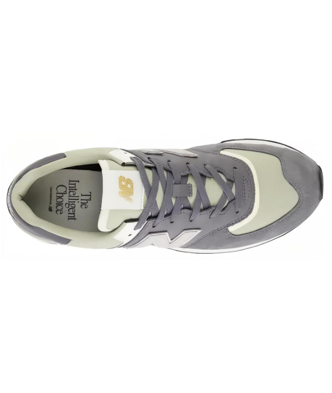 NEW BALANCE Серые низкие кроссовки / кеды, фото 4