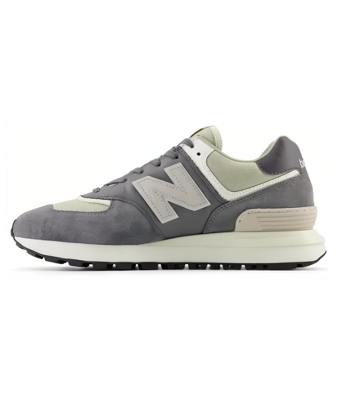 NEW BALANCE Серые низкие кроссовки / кеды, фото 2