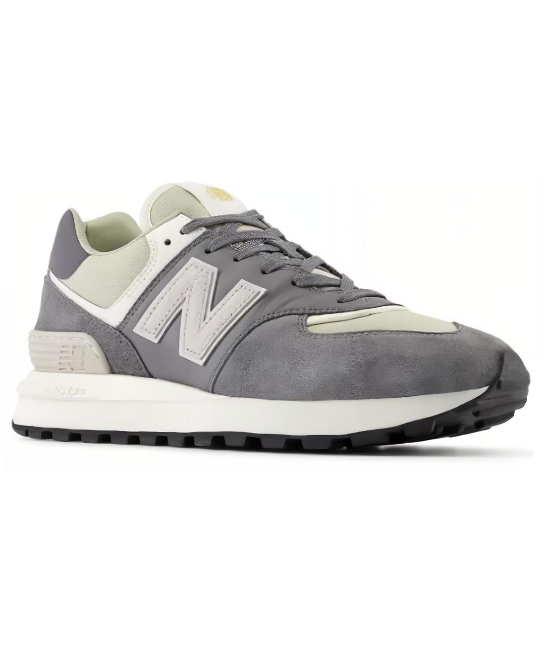 NEW BALANCE Серые низкие кроссовки / кеды, фото 3