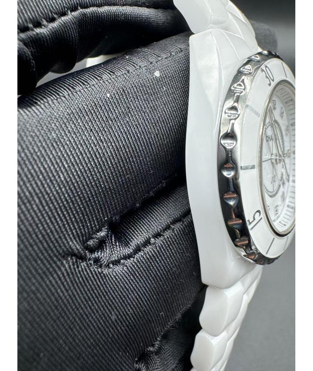 CHANEL Белые керамические часы, фото 5