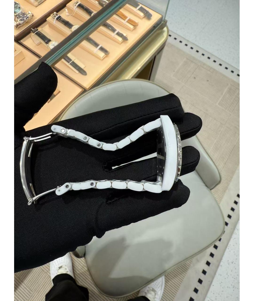 CHANEL Белые керамические часы, фото 4