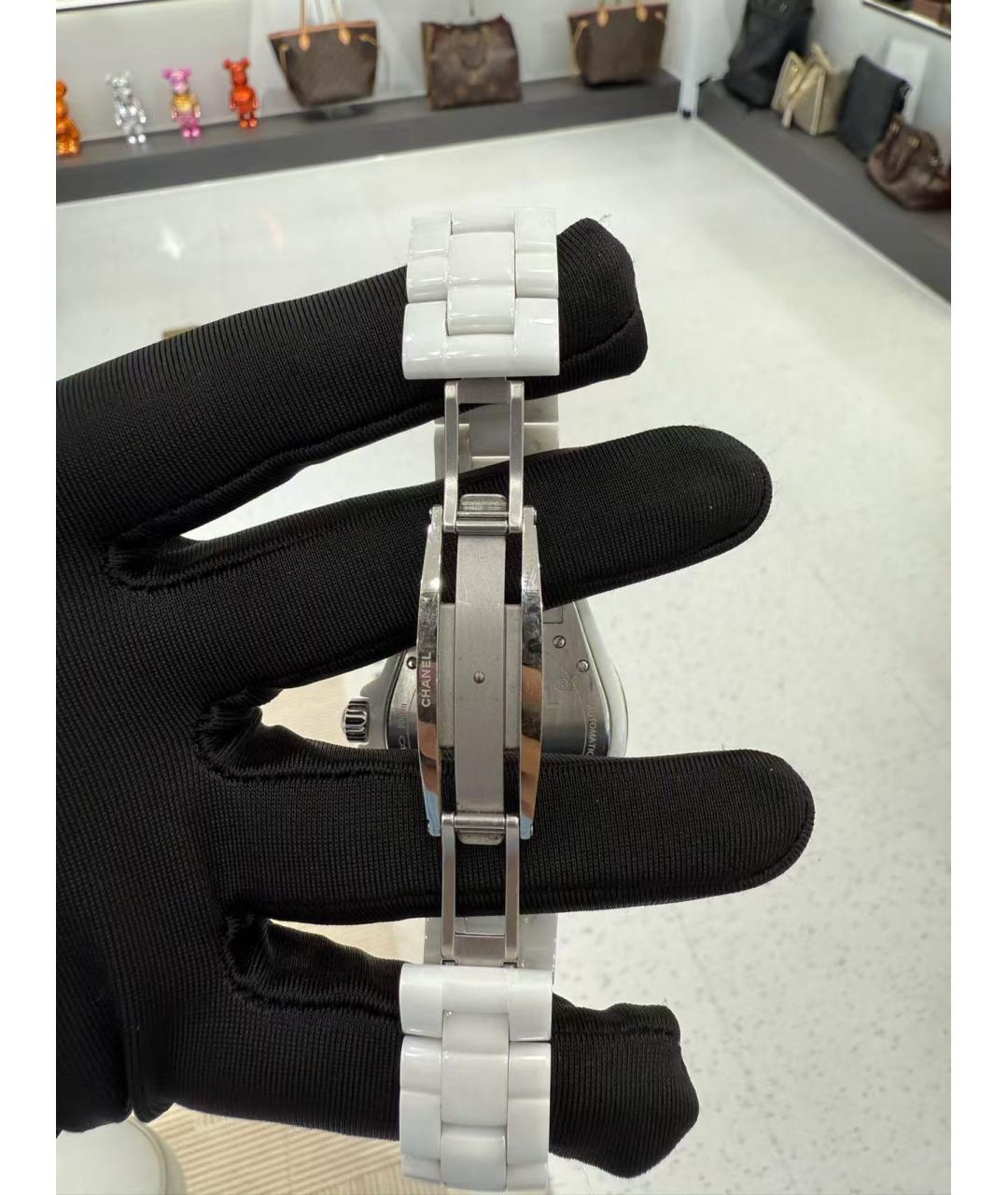 CHANEL Белые керамические часы, фото 3