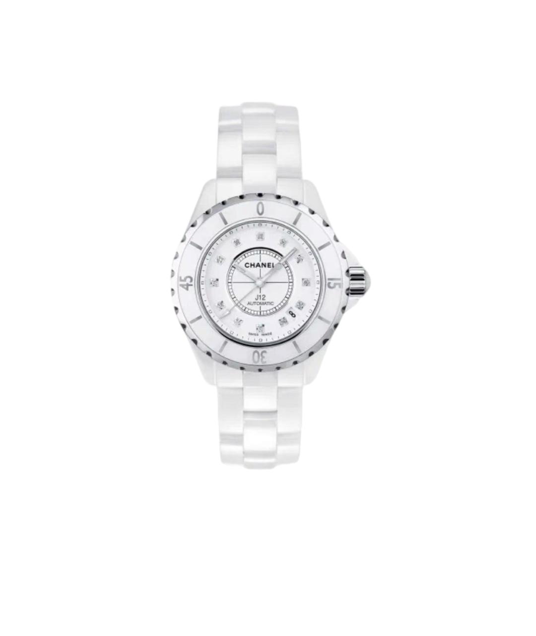 CHANEL Белые керамические часы, фото 5