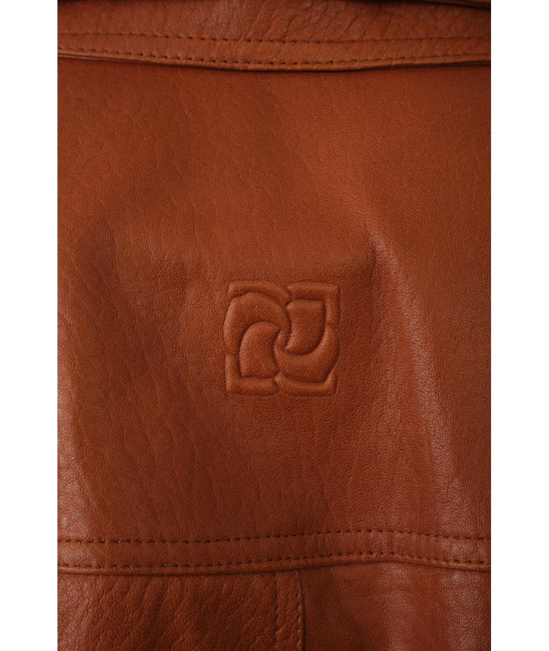 MAGDA BUTRYM Коричневая кожаная куртка, фото 5