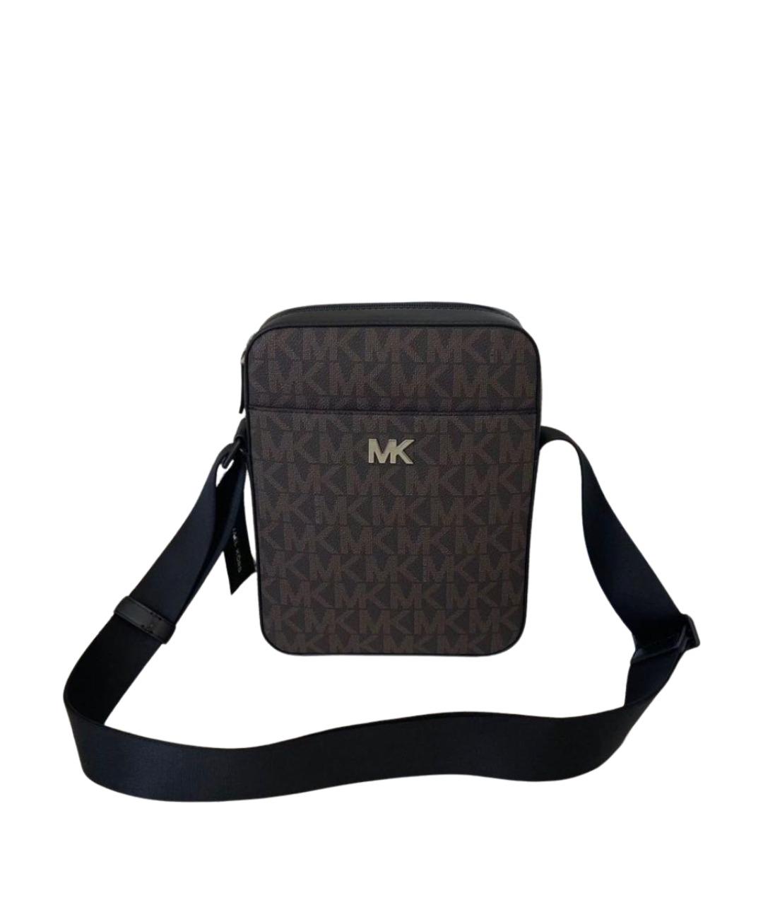 MICHAEL KORS Коричневая сумка на плечо из искусственной кожи, фото 1