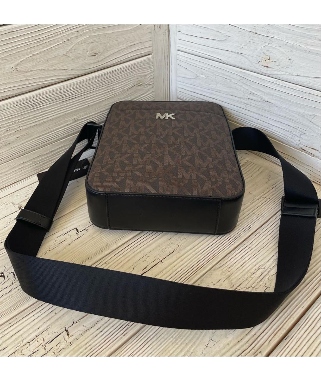 MICHAEL KORS Коричневая сумка на плечо из искусственной кожи, фото 3