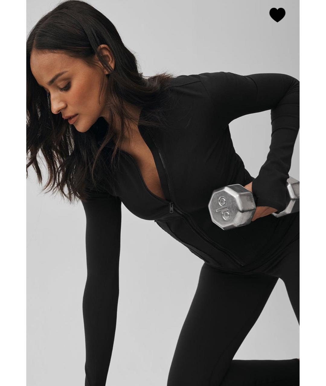 ALO YOGA Черный полиэстеровый спортивные костюмы, фото 5
