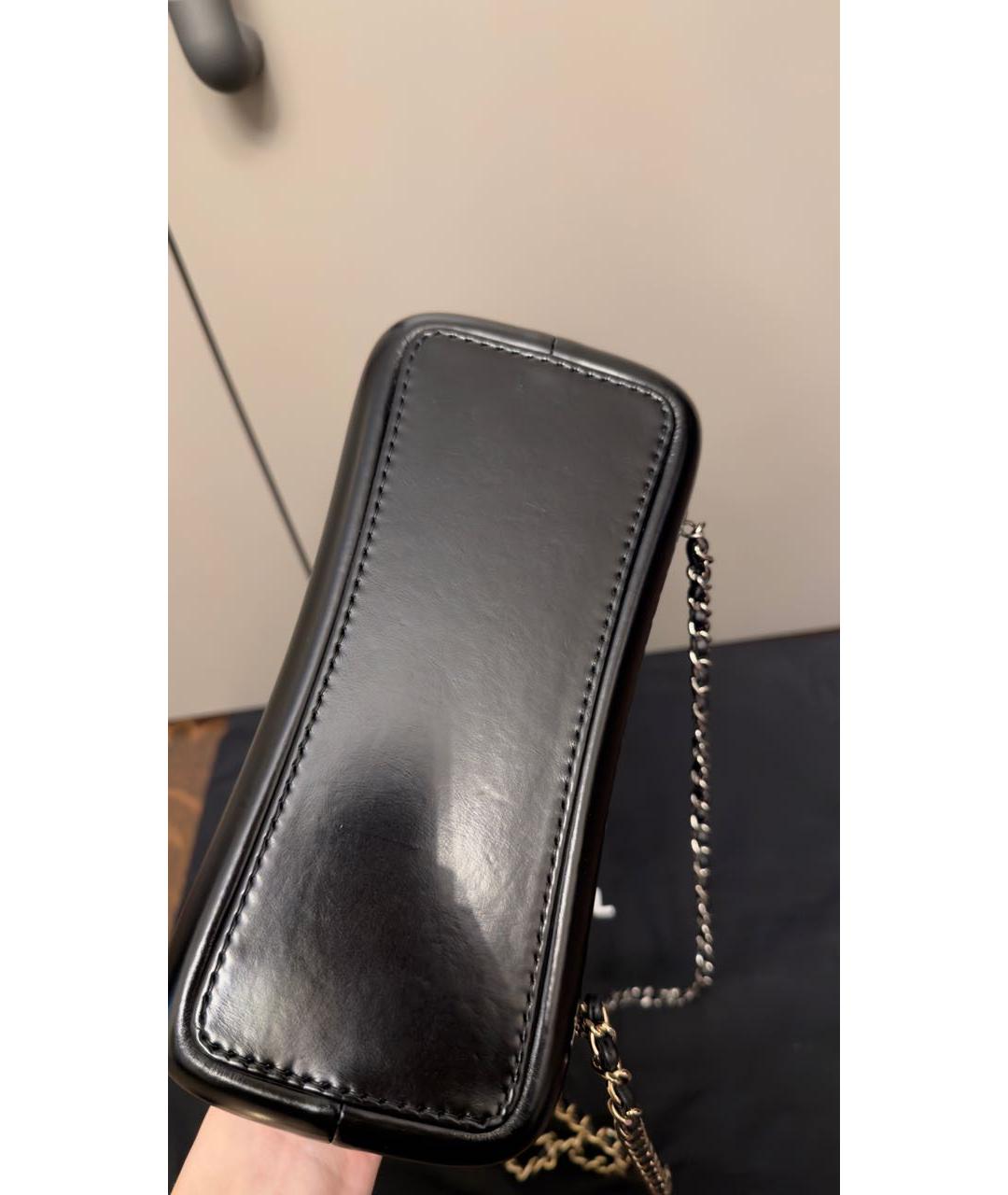 CHANEL Черный кожаный рюкзак, фото 3