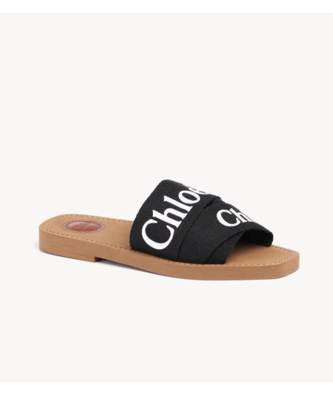 CHLOE Черные шлепанцы, фото 2