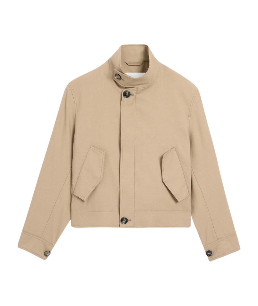 Ami Paris Бежевая шерстяная куртка, фото 1