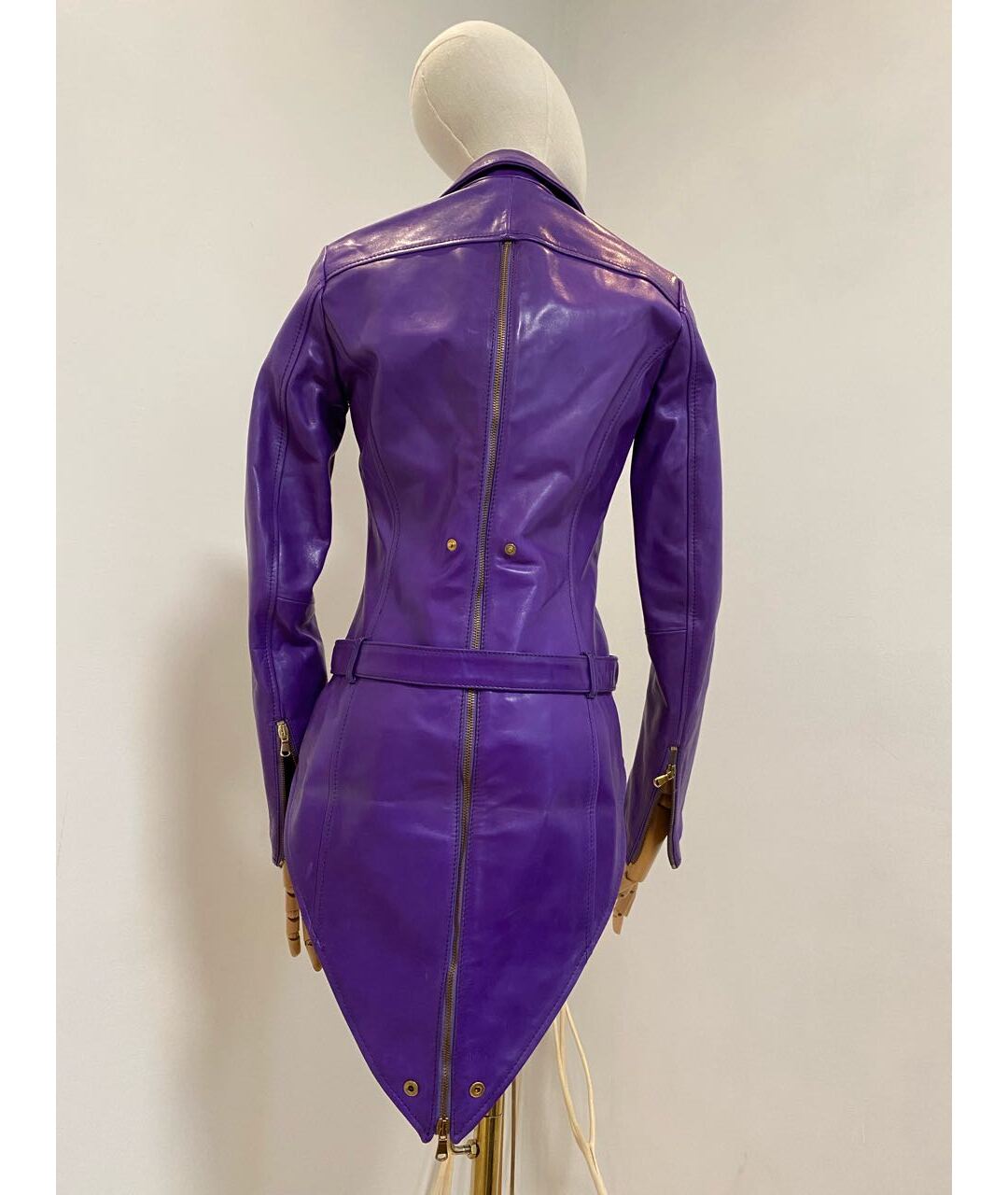 FRANKIE MORELLO Фиолетовая кожаная куртка, фото 6