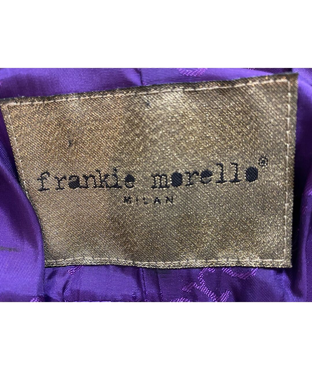 FRANKIE MORELLO Фиолетовая кожаная куртка, фото 3
