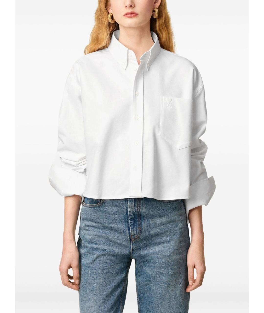Ami Paris Белая хлопковая рубашка, фото 3