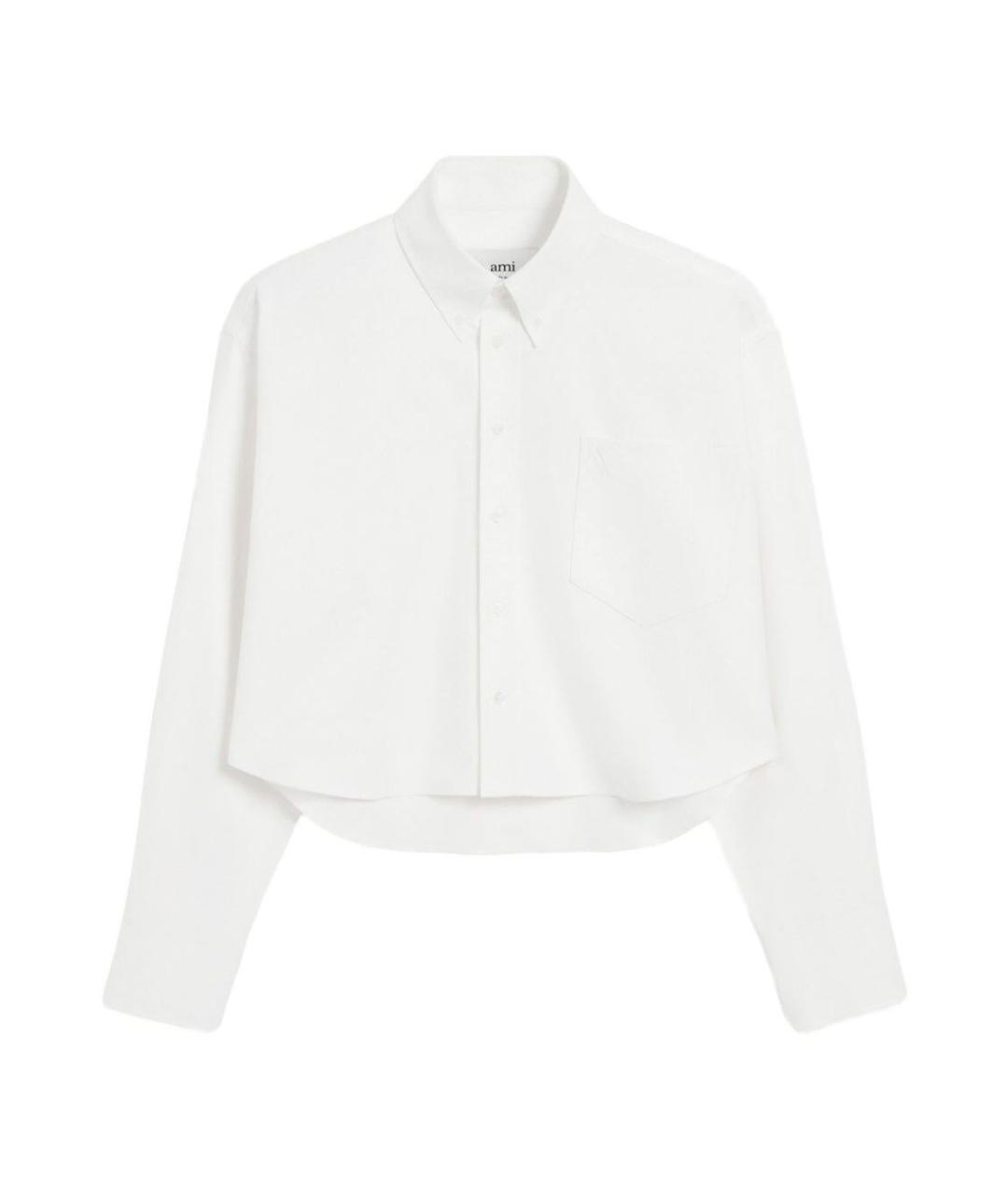 Ami Paris Белая хлопковая рубашка, фото 1