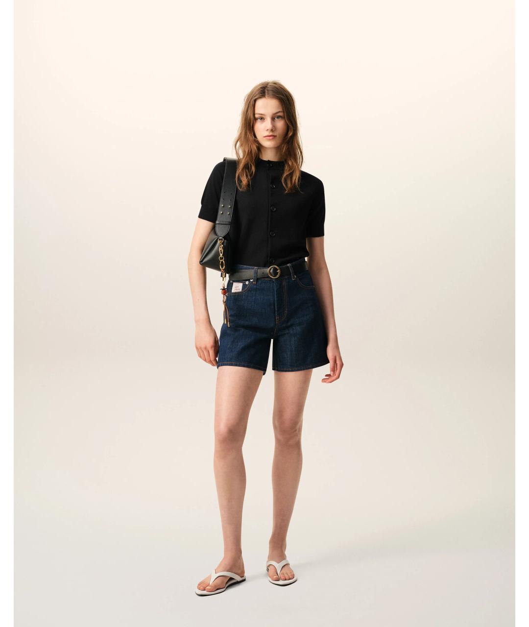 Ami Paris Черный шерстяной кардиган, фото 2