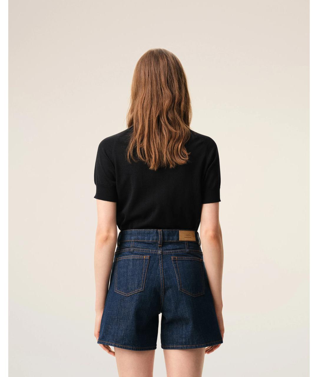 Ami Paris Черный шерстяной кардиган, фото 5