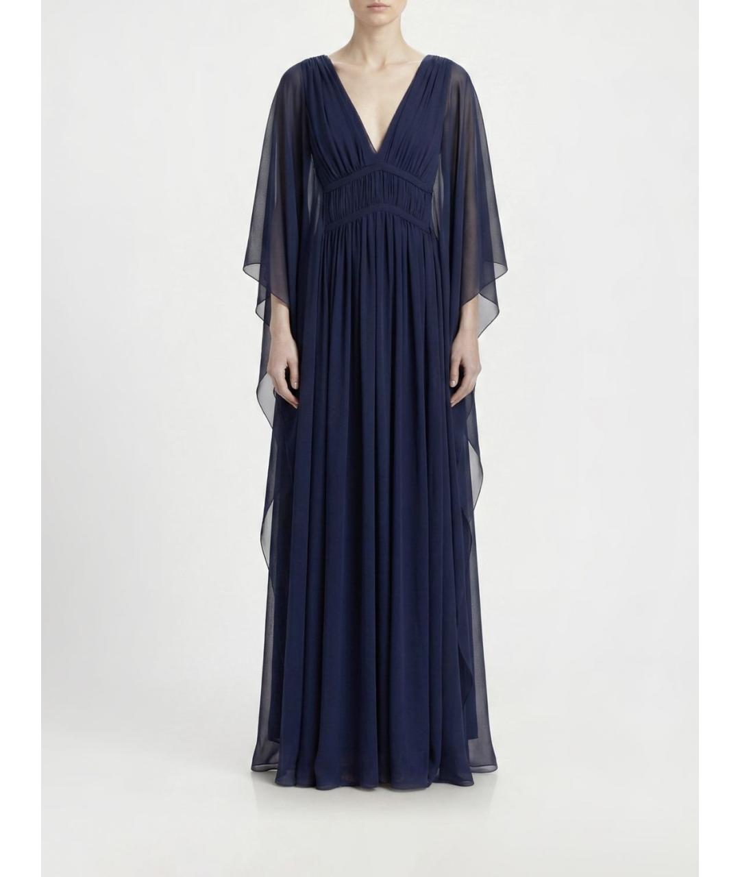 ALBERTA FERRETTI Синее вечернее платье, фото 2