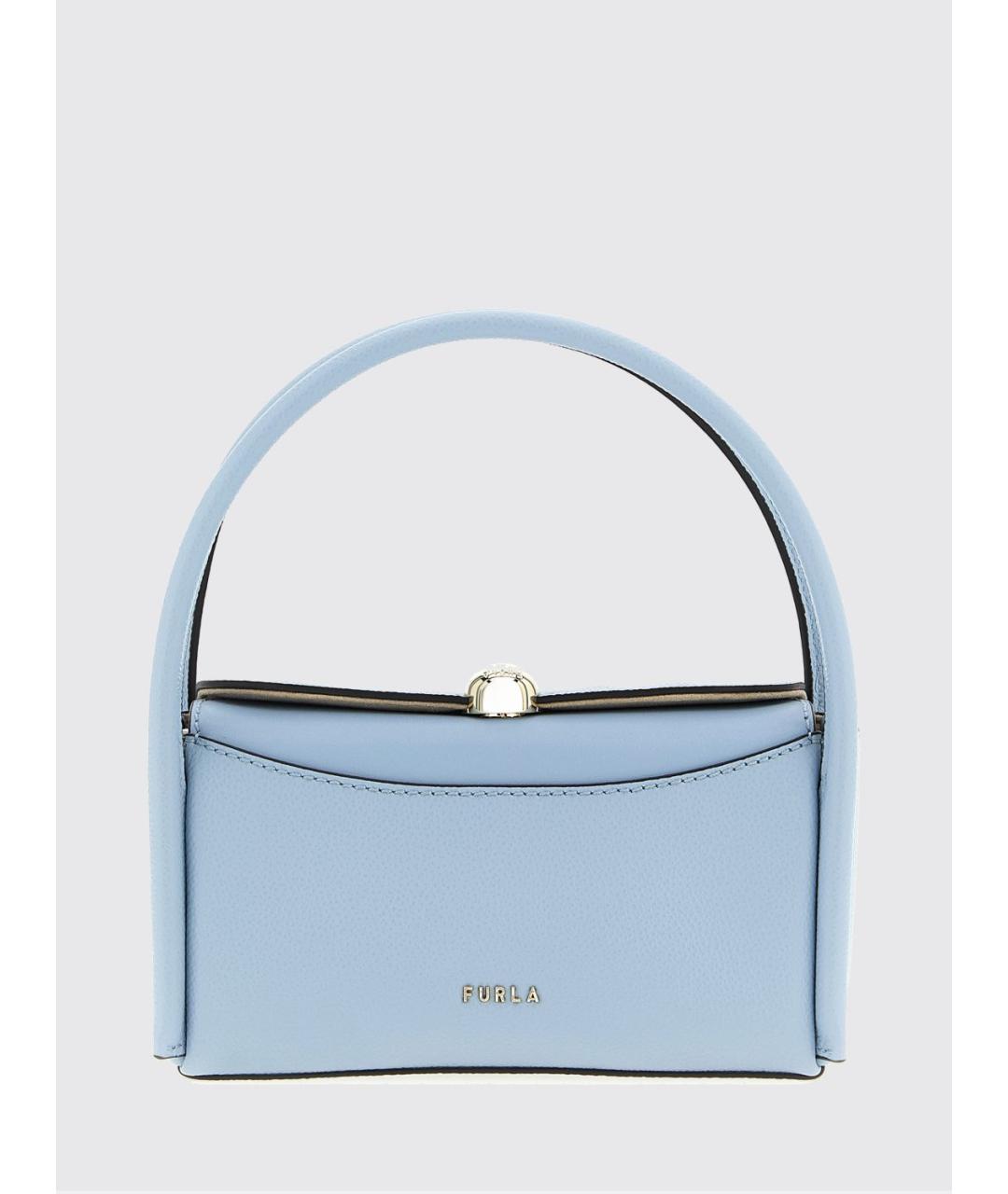 FURLA Кожаная сумка с короткими ручками, фото 5