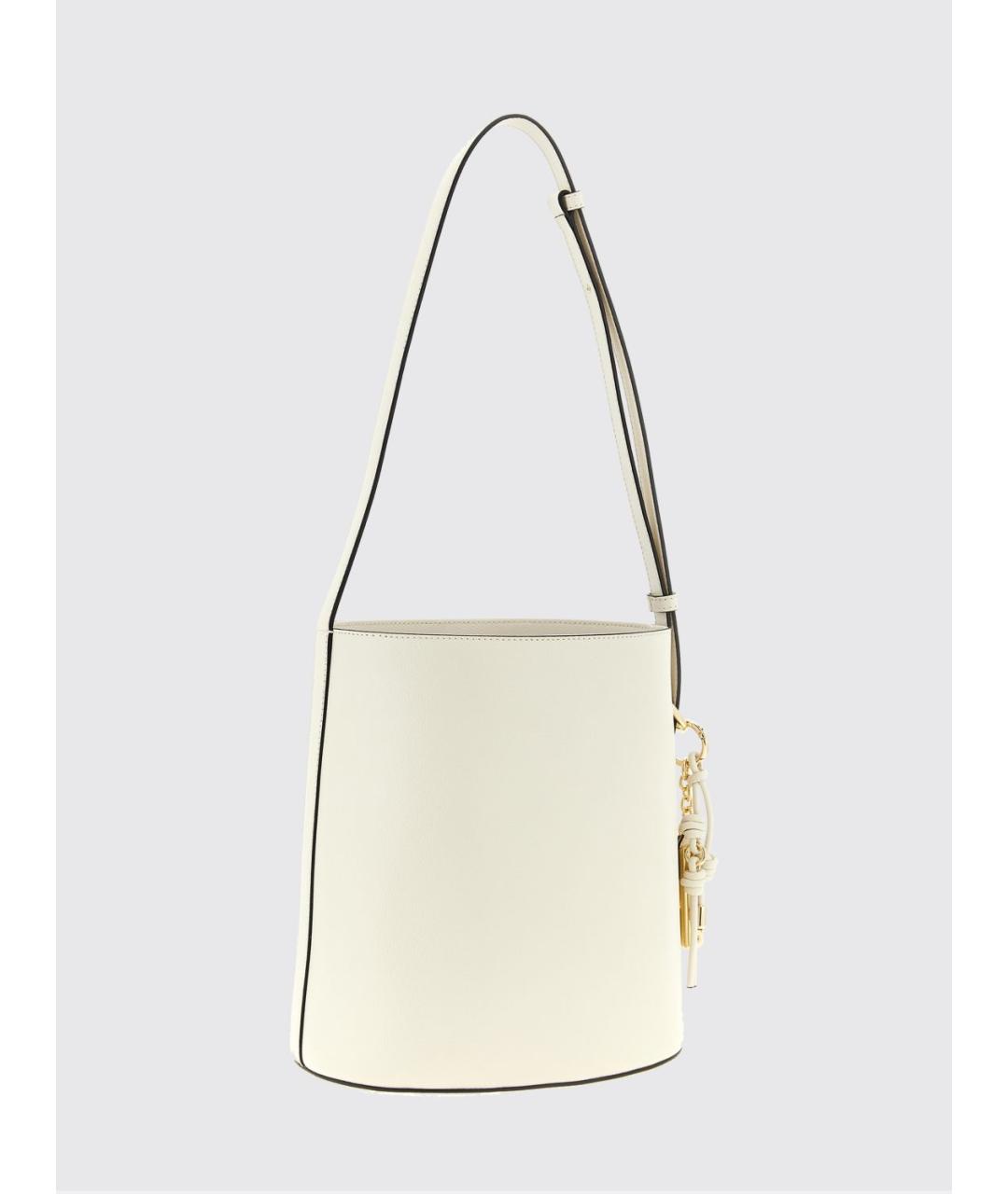 FURLA Бежевая кожаная сумка через плечо, фото 2