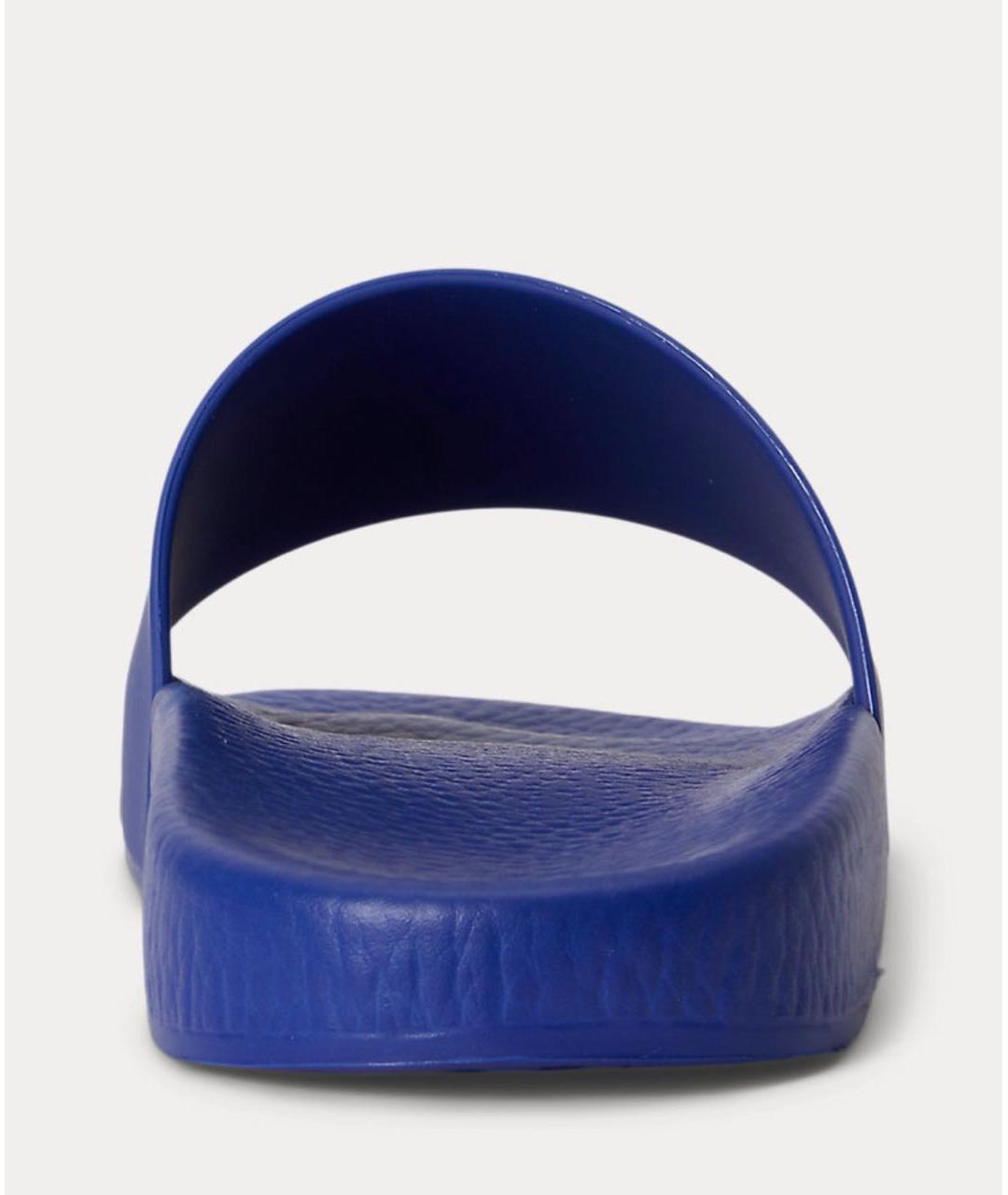POLO RALPH LAUREN Синие шлепанцы, фото 3