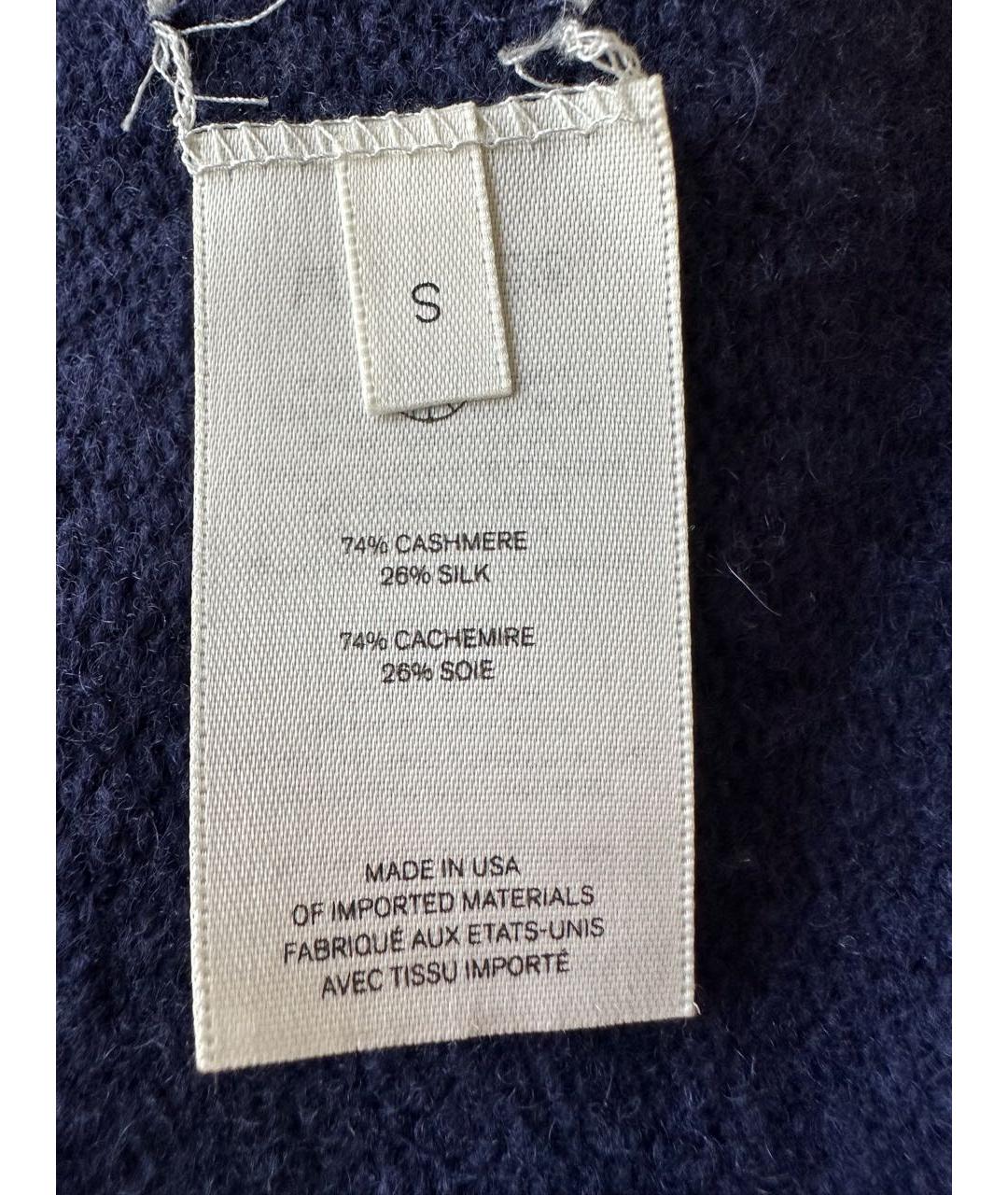THE ROW Темно-синий кашемировый джемпер / свитер, фото 7