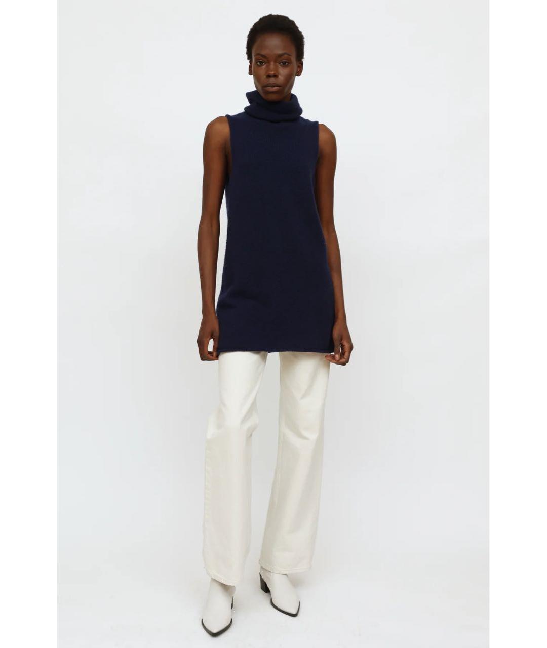 THE ROW Темно-синий кашемировый джемпер / свитер, фото 8