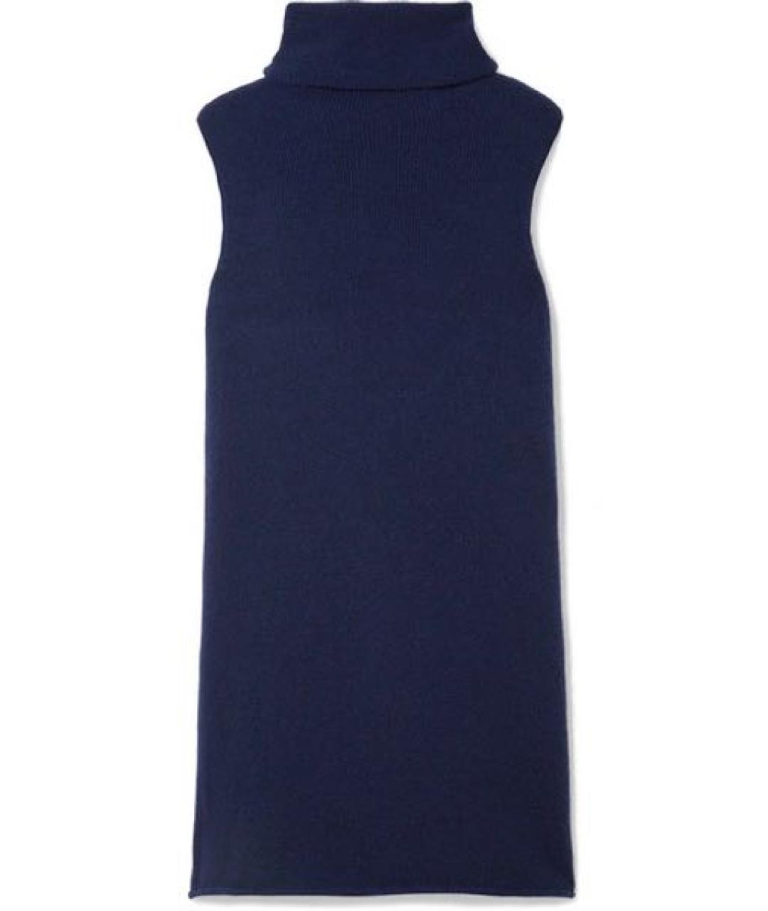 THE ROW Темно-синий кашемировый джемпер / свитер, фото 9