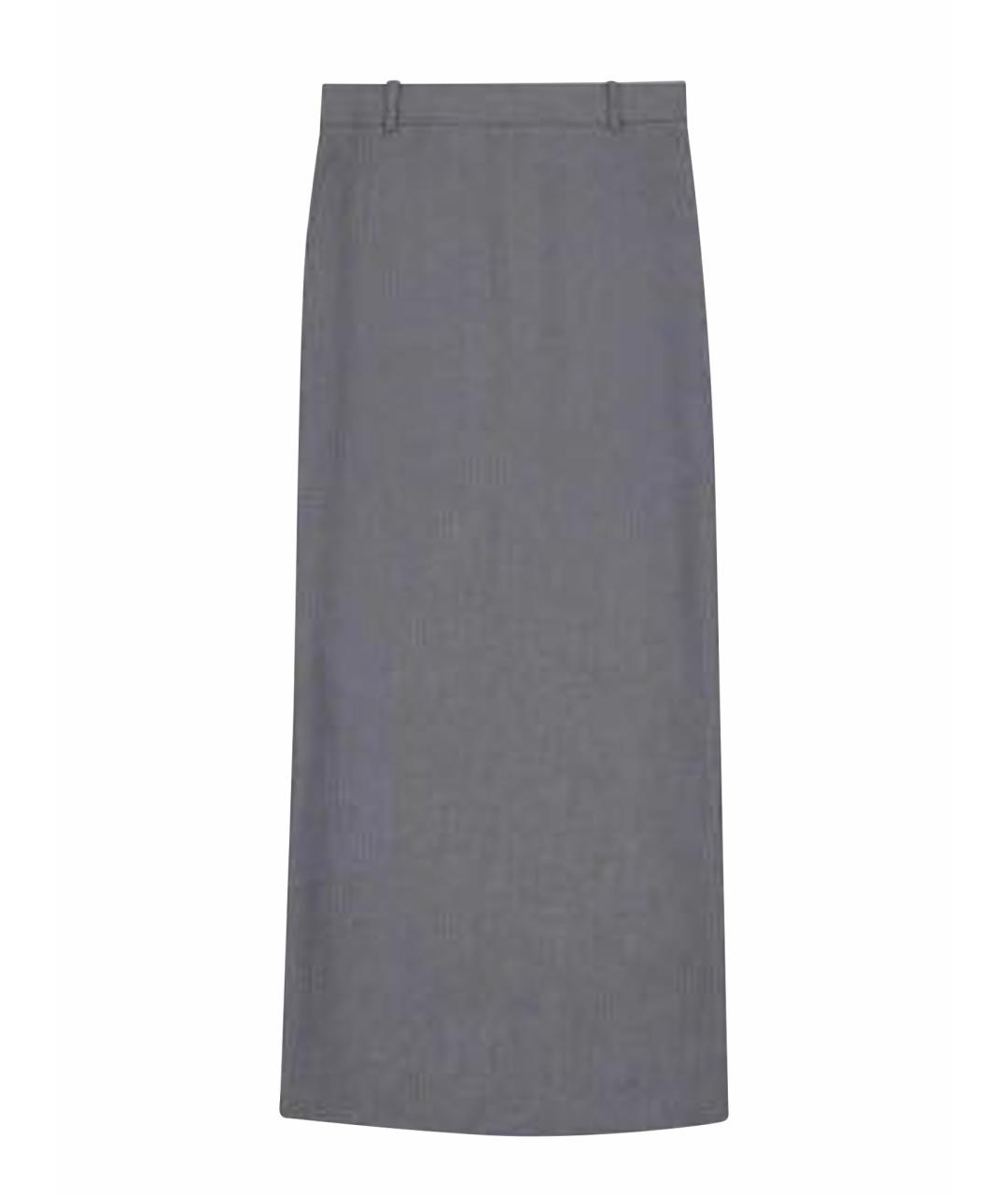 THE FRANKIE SHOP Серая юбка миди, фото 1