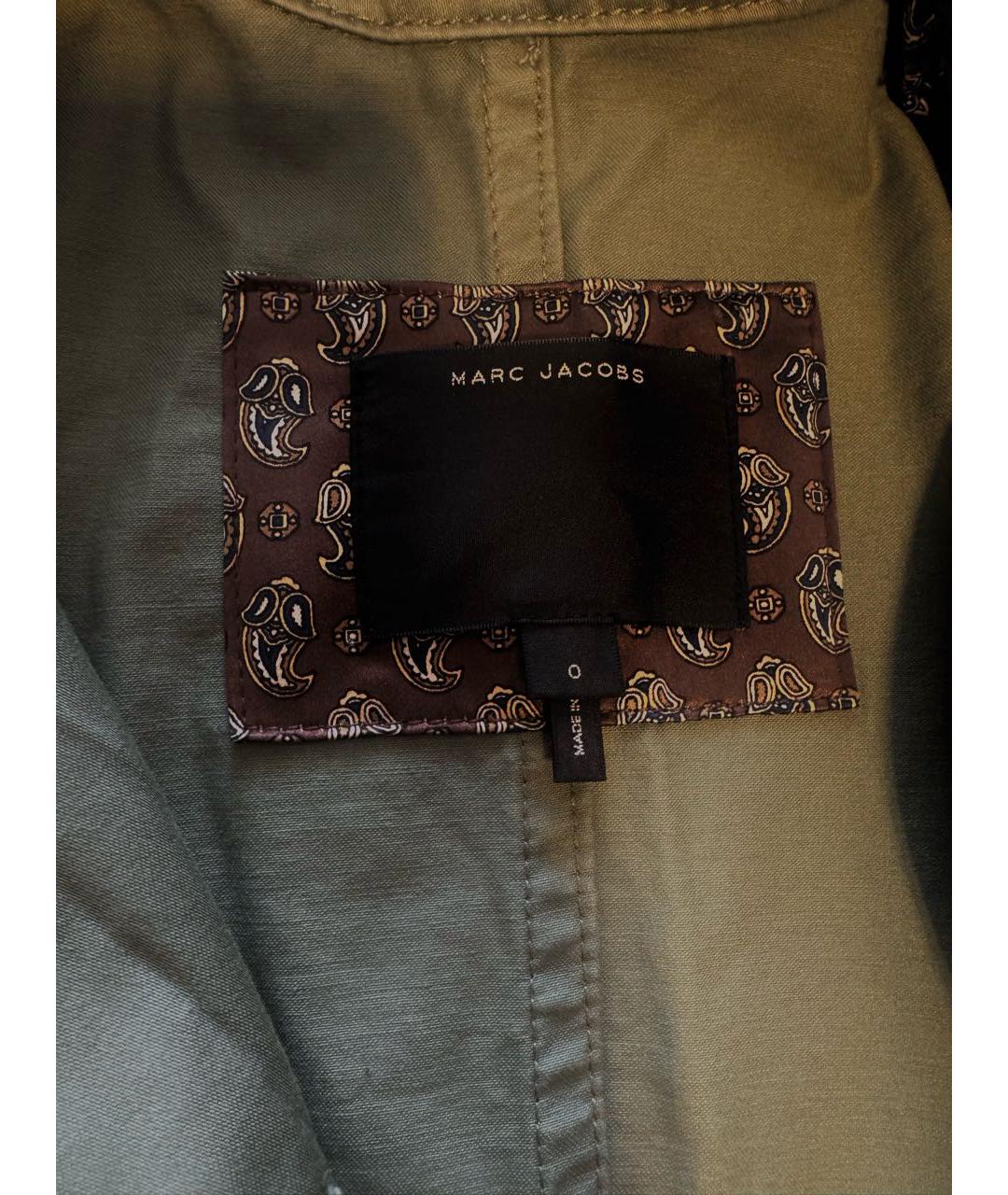 MARC JACOBS Хаки хлопковая куртка, фото 2