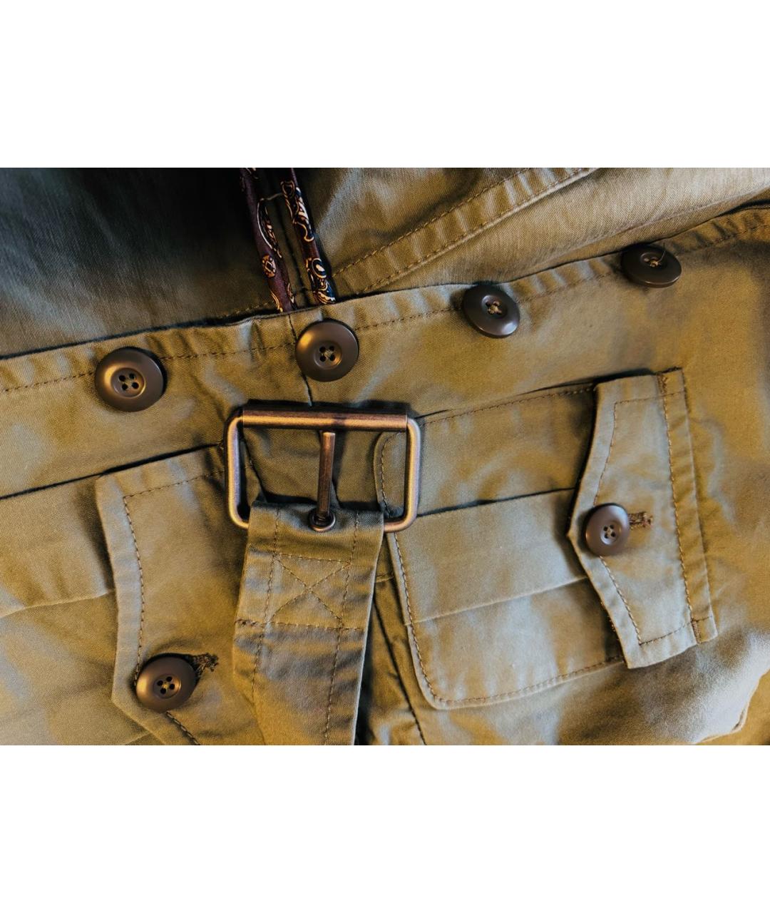 MARC JACOBS Хаки хлопковая куртка, фото 3