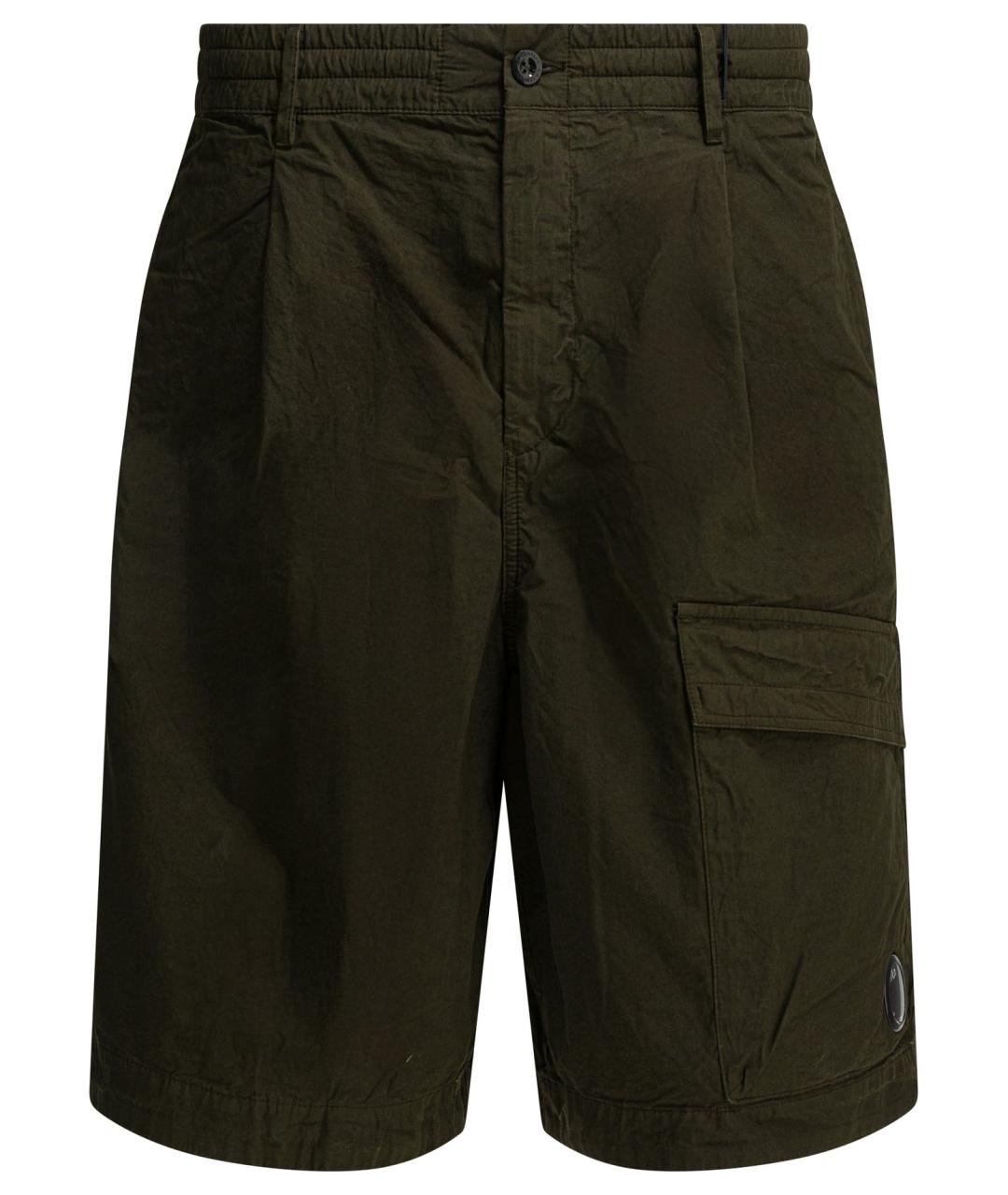 CP COMPANY Зеленые хлопковые шорты, фото 1