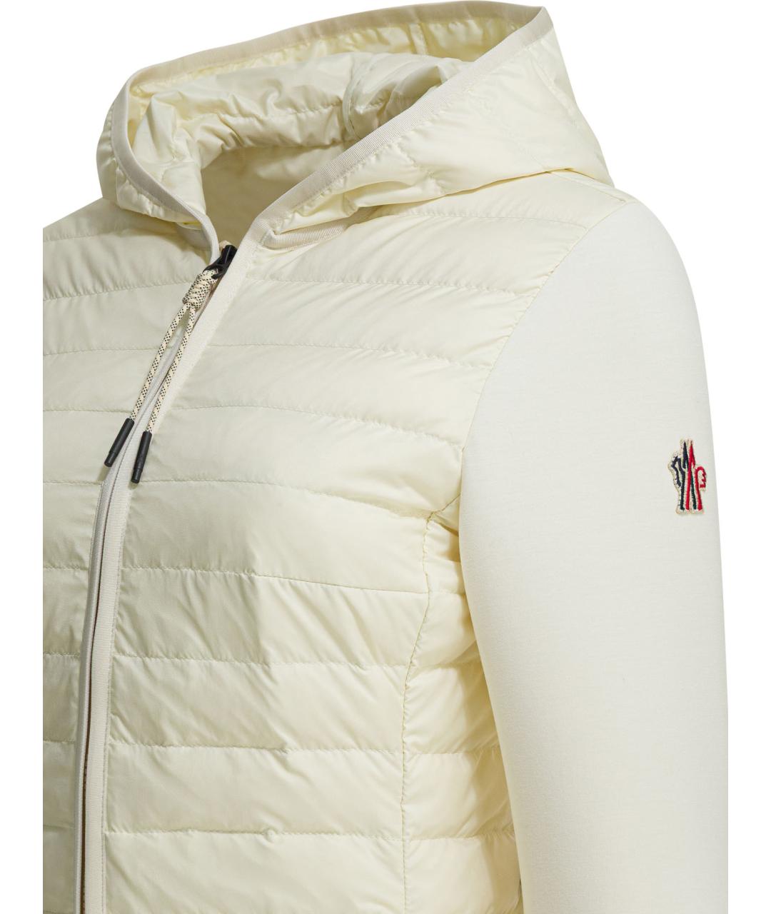 MONCLER GRENOBLE Белая полиэстеровая куртка, фото 3