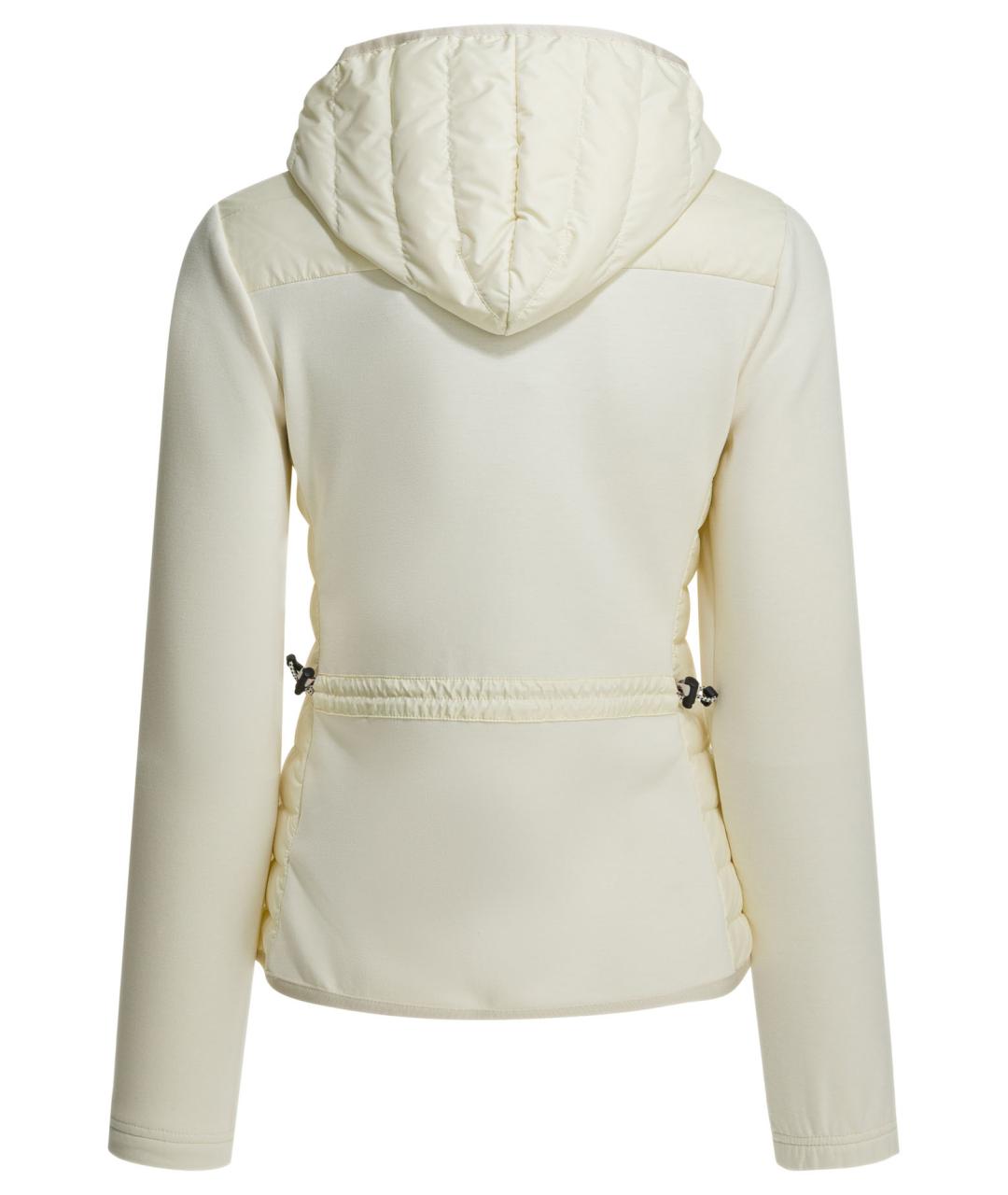 MONCLER GRENOBLE Белая полиэстеровая куртка, фото 2