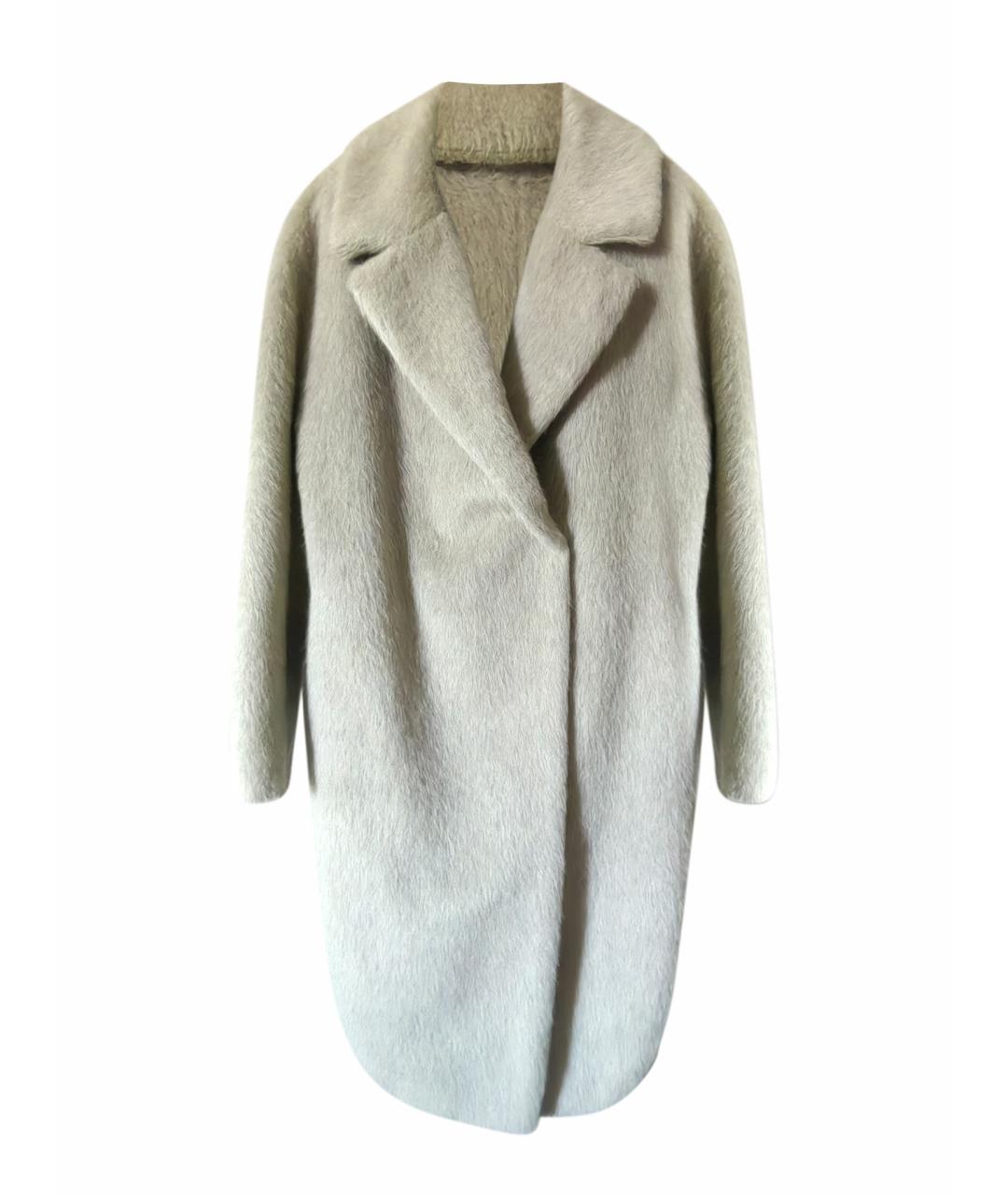 FABIANA FILIPPI Бежевое шерстяное пальто, фото 1