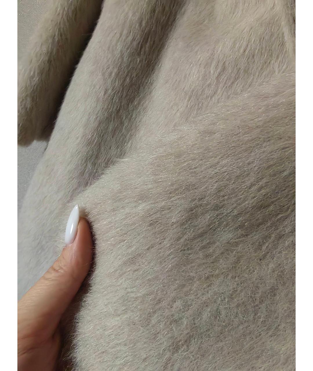 FABIANA FILIPPI Бежевое шерстяное пальто, фото 8