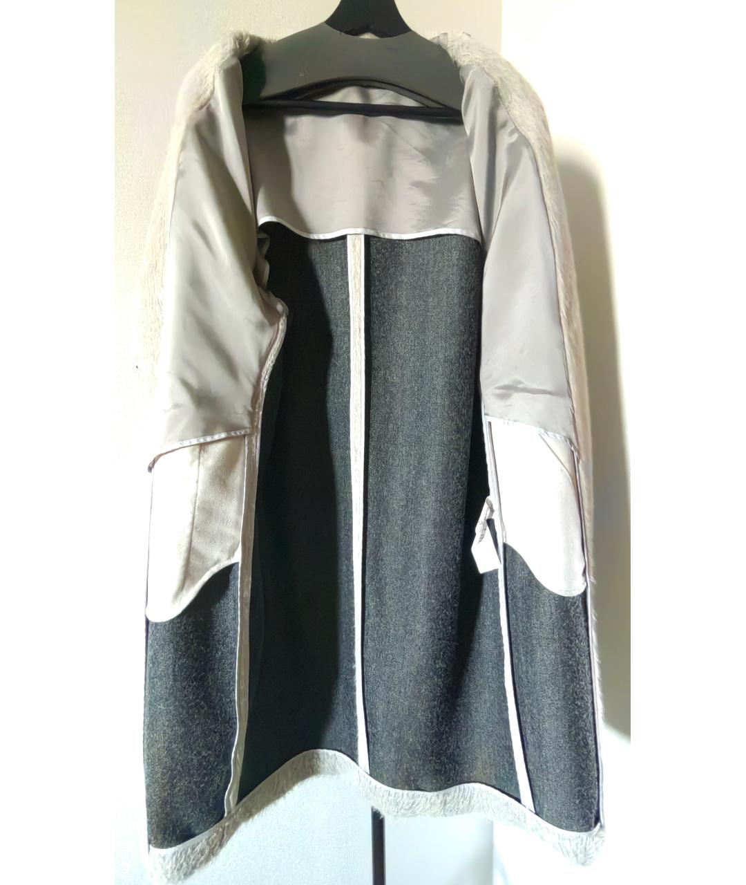 FABIANA FILIPPI Бежевое шерстяное пальто, фото 7