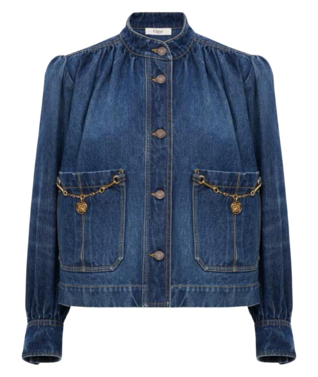 CHLOE Синяя деним куртка, фото 1