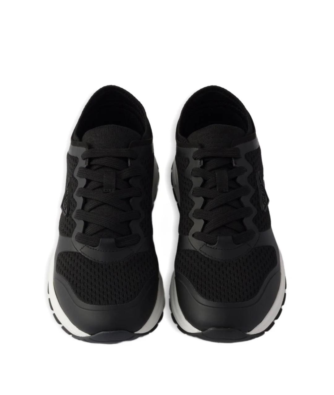 PRADA Черные синтетические кроссовки, фото 4