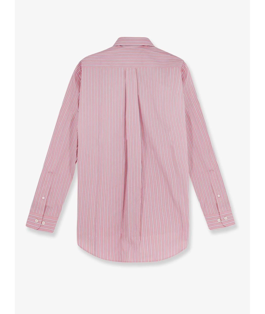 MIU MIU Розовая хлопковая рубашка, фото 4