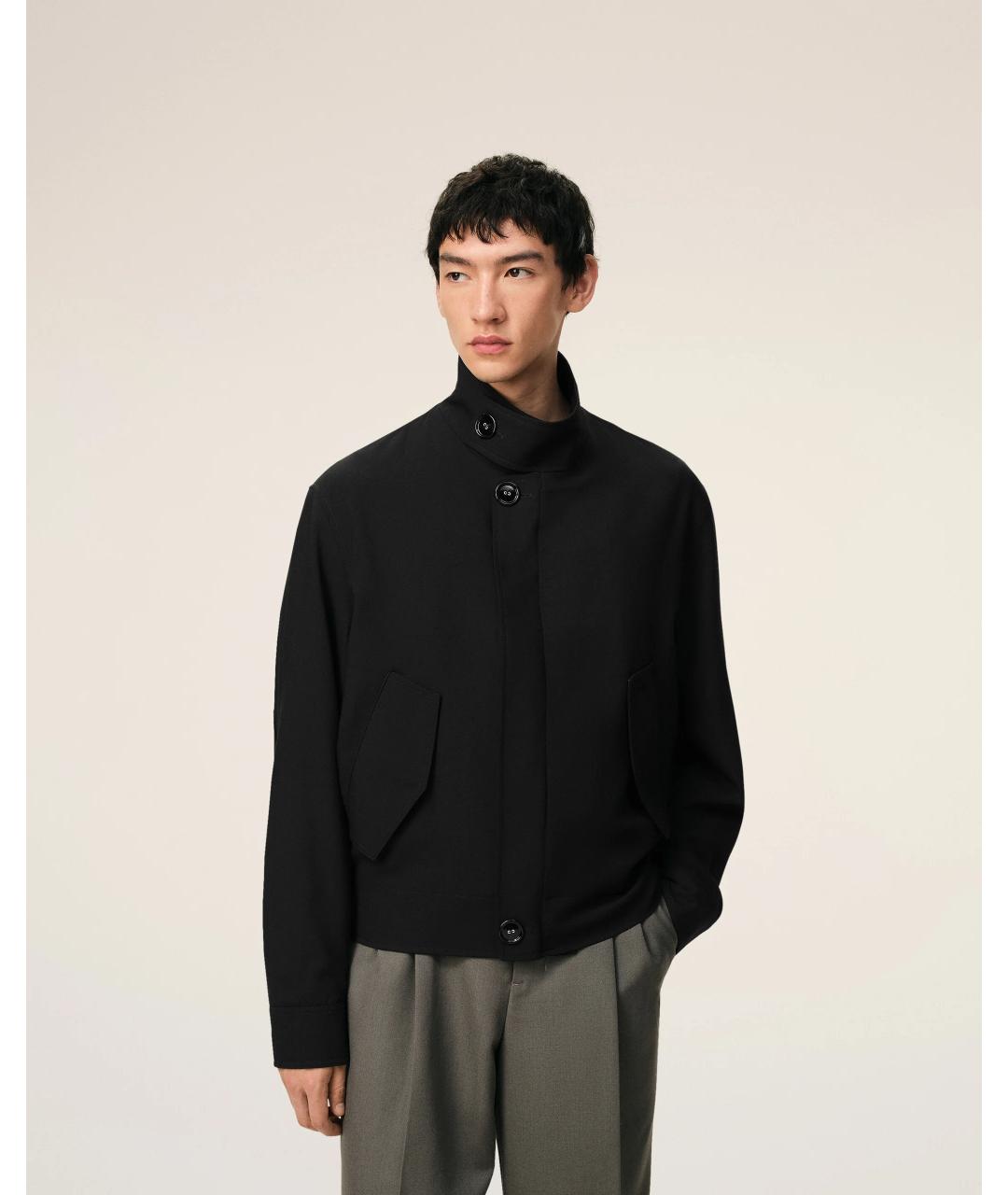 Ami Paris Черная шерстяная куртка, фото 3