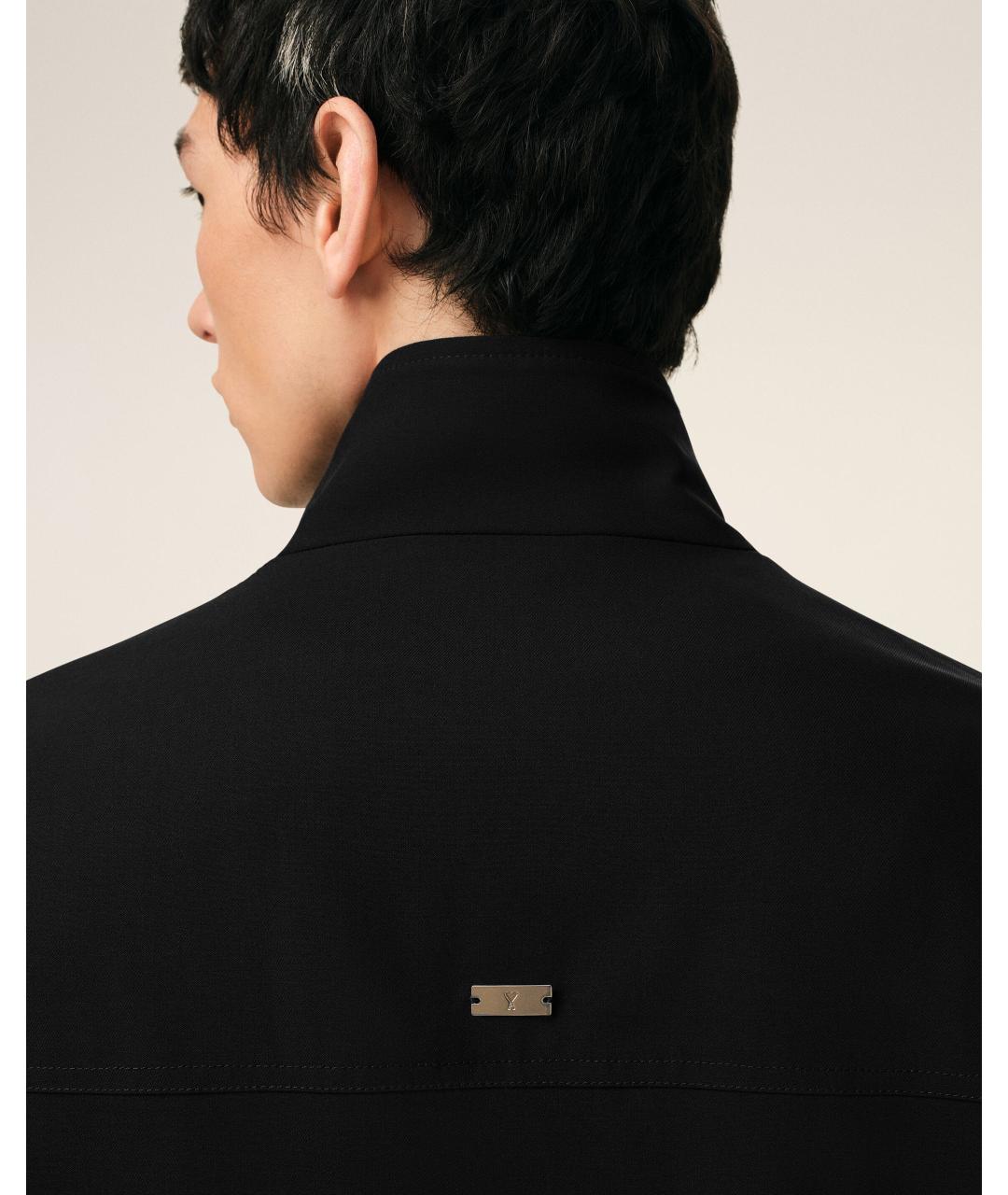 Ami Paris Черная шерстяная куртка, фото 4