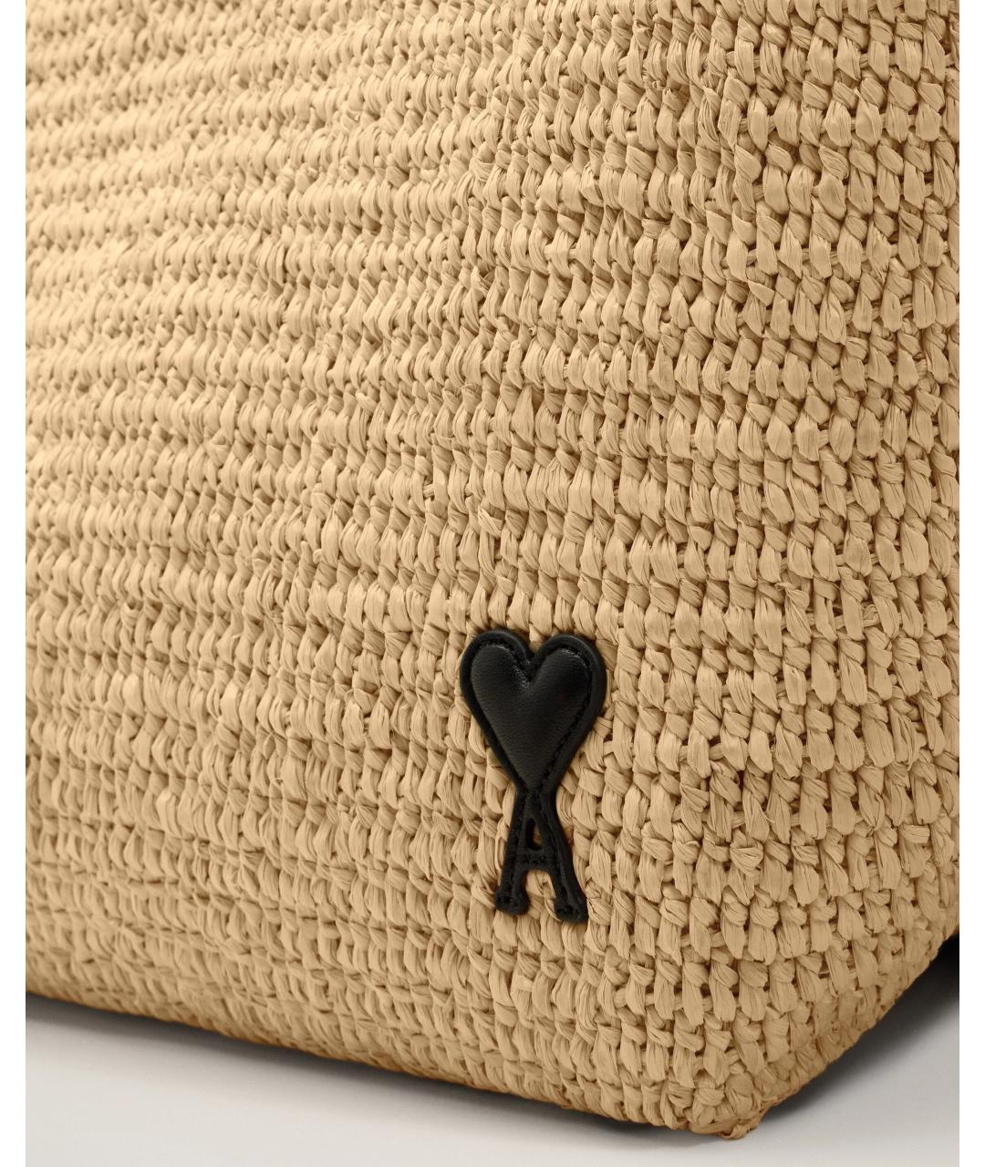 Ami Paris Бежевая сумка тоут, фото 5