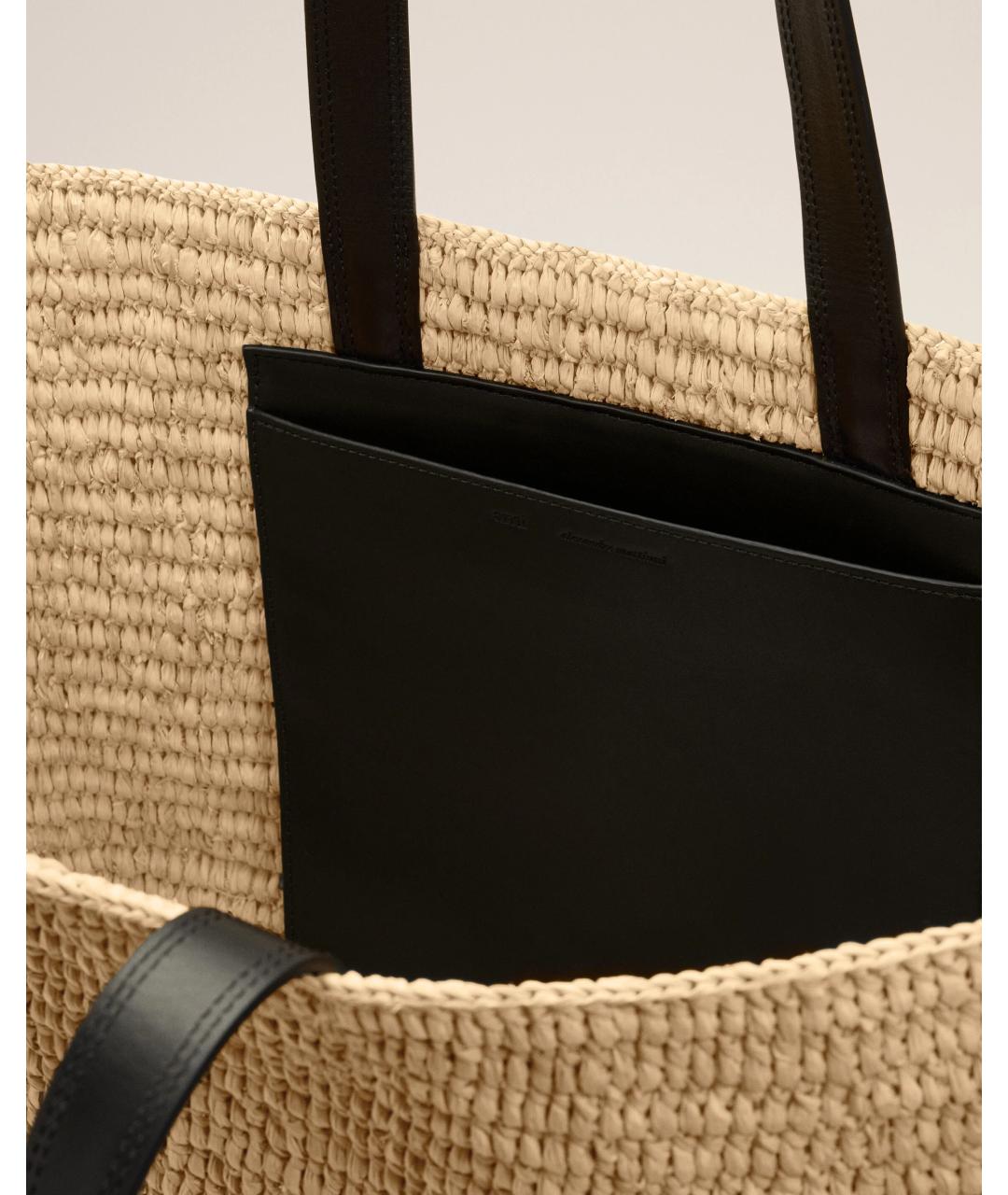 Ami Paris Бежевая сумка тоут, фото 6