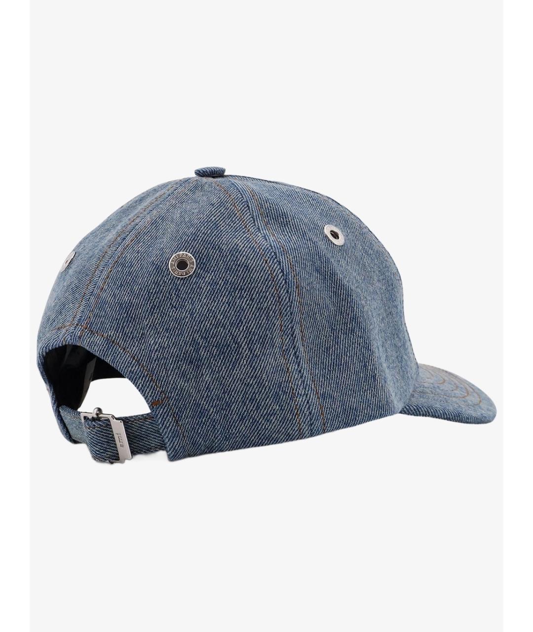 Ami Paris Голубая хлопковая кепка/бейсболка, фото 2