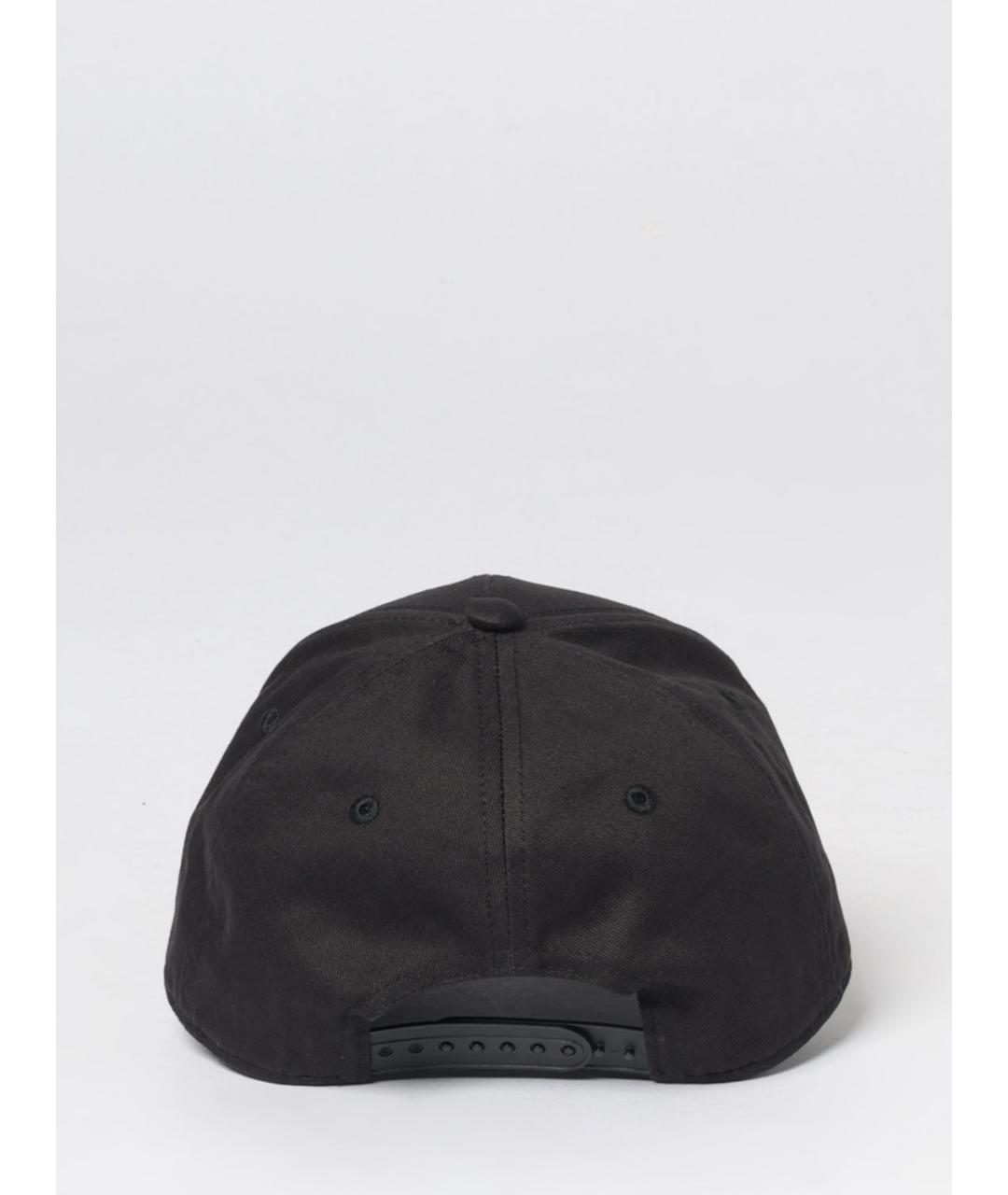 GOLDEN GOOSE DELUXE BRAND Черная хлопковая кепка, фото 3
