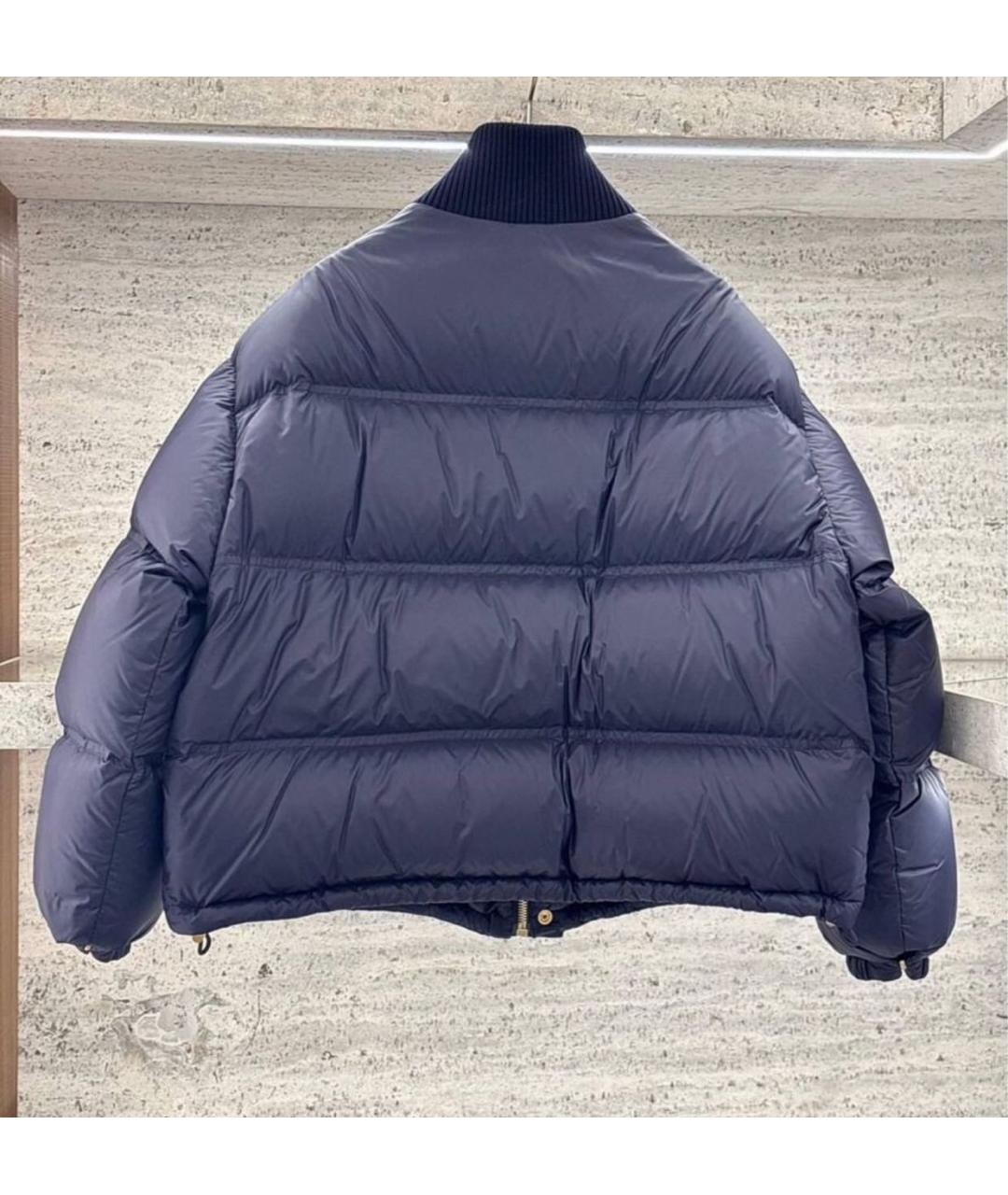 CELINE Темно-синий полиамидовый пуховик, фото 4