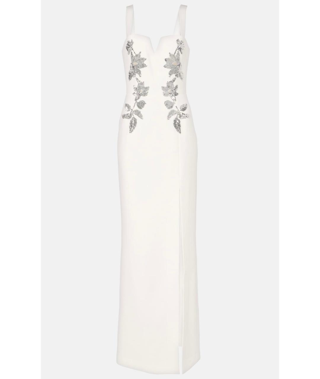 REBECCA VALLANCE Белое полиэстеровое вечернее платье, фото 6
