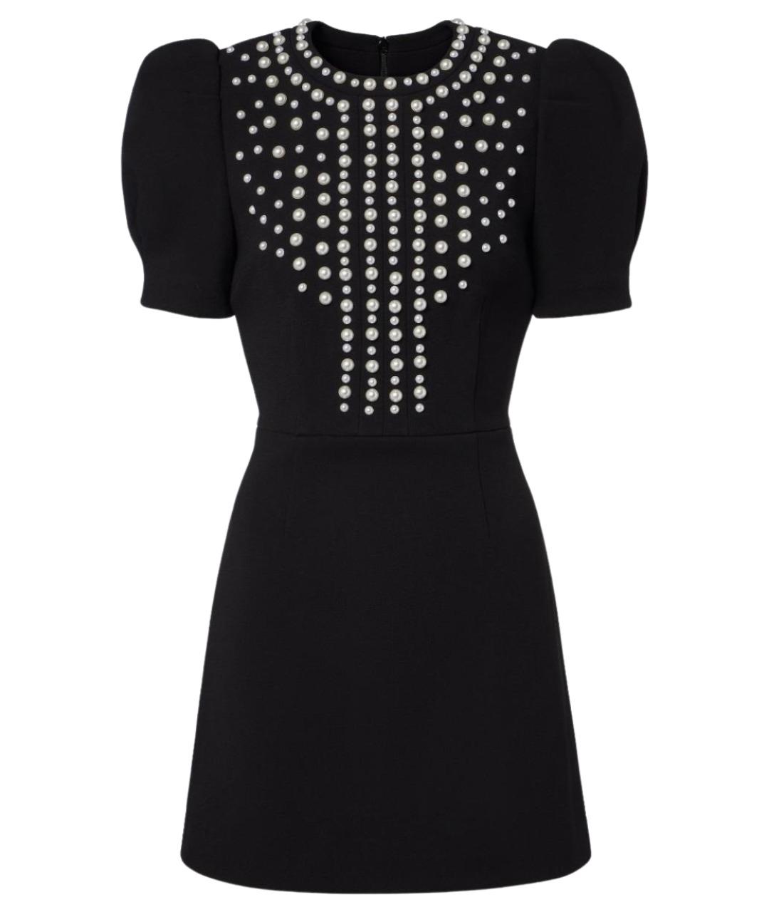 REBECCA VALLANCE Черное полиэстеровое коктейльное платье, фото 1