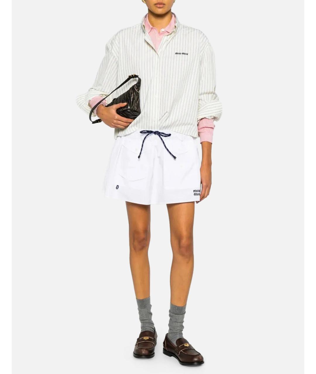 MIU MIU Белая рубашка, фото 3